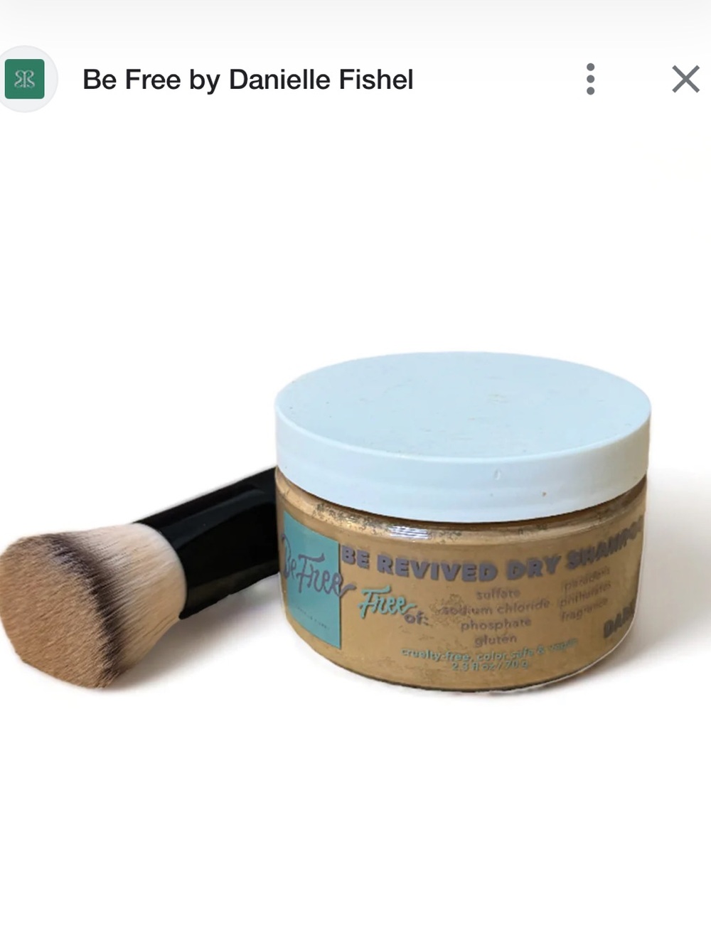 BE FREE | Be Revived Dry Shampoo DARK
